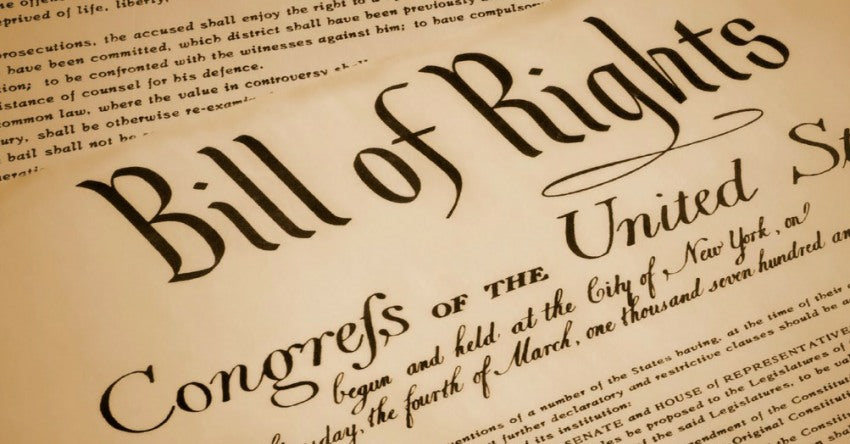 The Bill of Rights (Amendments 1 - 10)