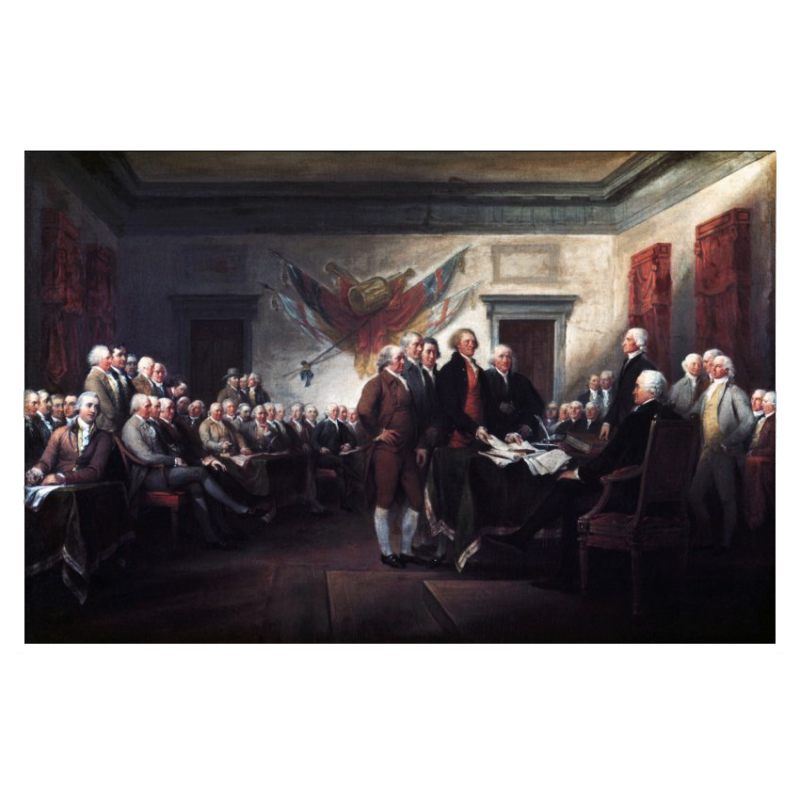 Signing the Declaration of Independence Art Print